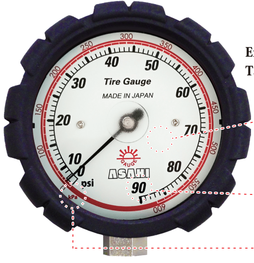 Đồng hồ bơm lốp ASAHI AGE-600