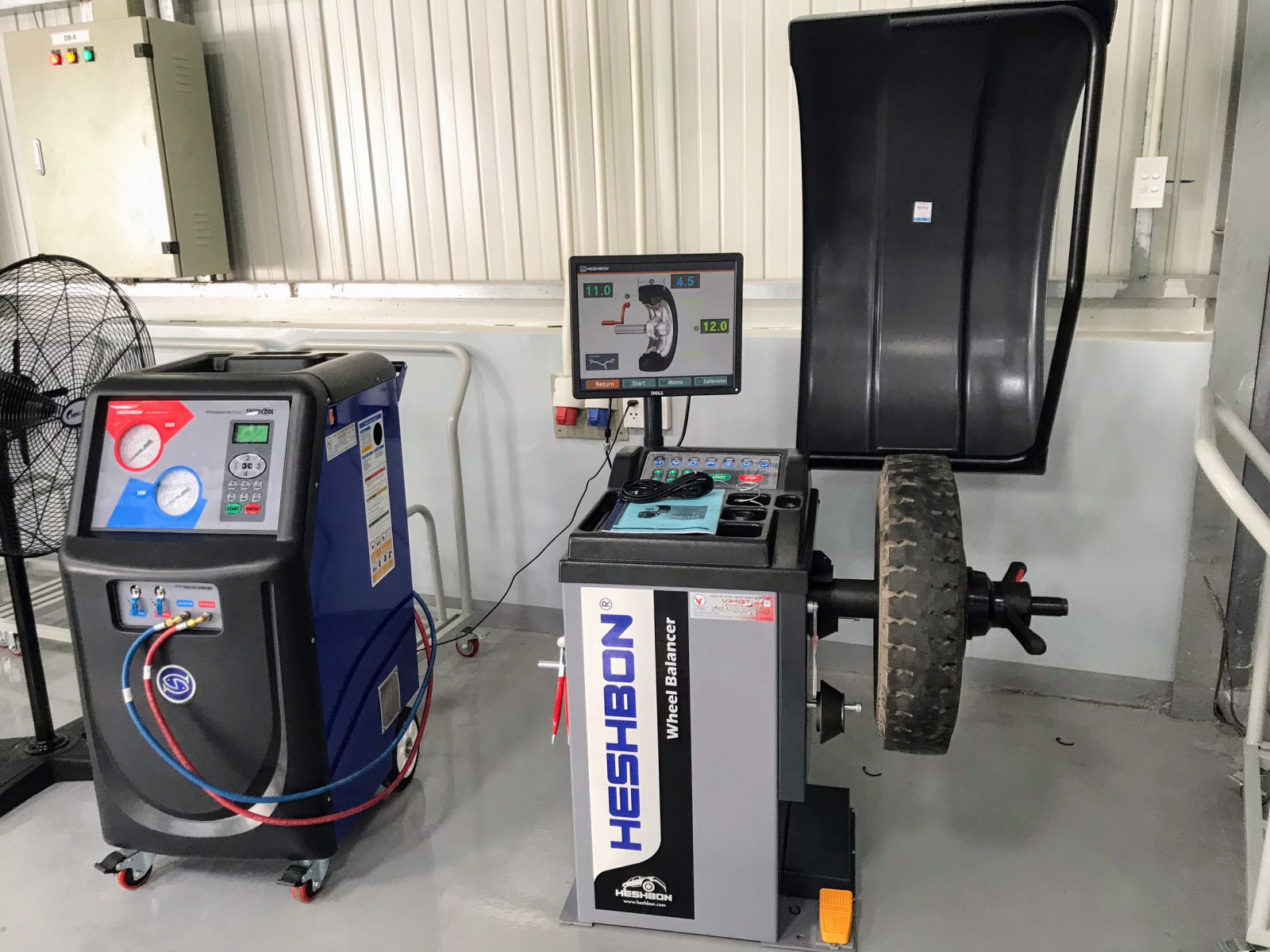 Máy Nạp Gas Lạnh xe ô tô  HESHBON HR371