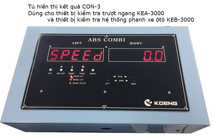 Tủ hiển thị kết quả loại cơ CON-3