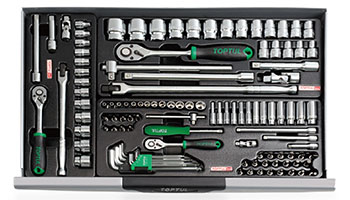 Tủ đồ nghề 7 ngăn 229pcs Toptul GCAJ229B