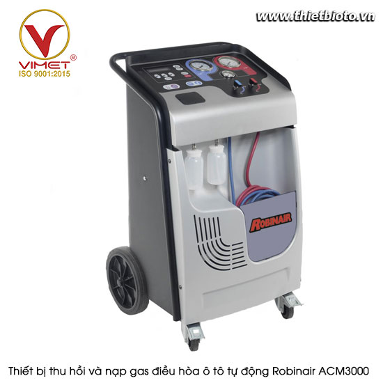 Thiết bị thu hồi và nạp gas điều hòa ô tô tự động Robinair ACM3000