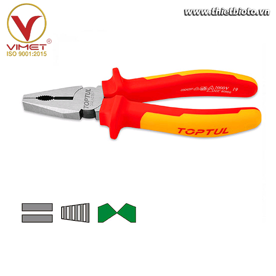Kềm tổng hợp cách điện VDE TOPTUL DGCA2206