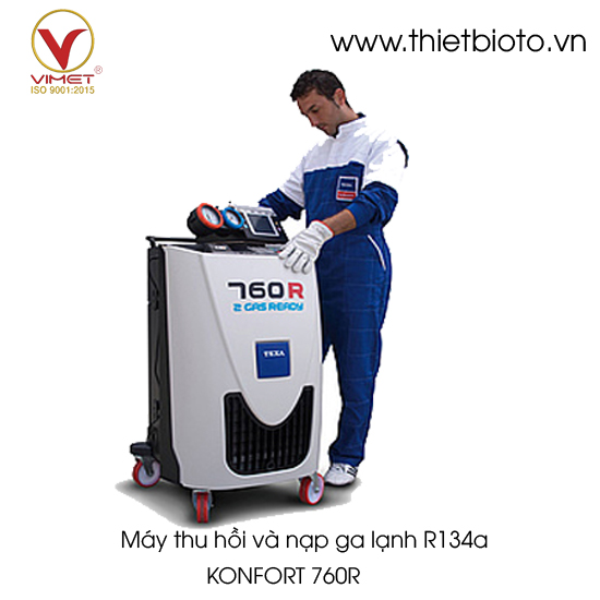 Máy thu hồi và nạp ga lạnh hệ thống điều hòa ô tô KONFORT 760R