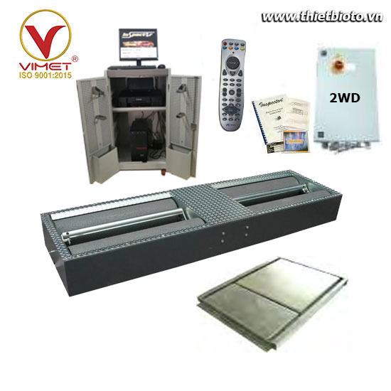 Thiết bị kiểm tra phanh và trượt ngang xe 2WD