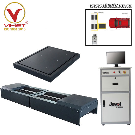Hệ thống thiết bị kiểm tra phanh xe tải 10 tấn JEVOL SBS10302
