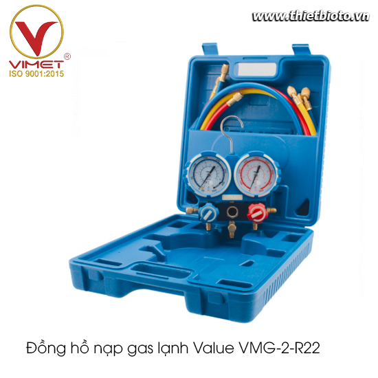 Đồng hồ nạp gas lạnh Value VMG-2-R22