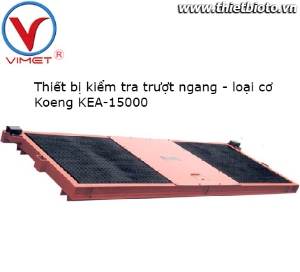 Thiết bị kiểm tra trượt ngang xe tải KEA-15000