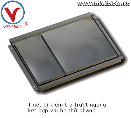 Thiết bị kiểm tra trượt ngang kết hợp bệ thử phanh